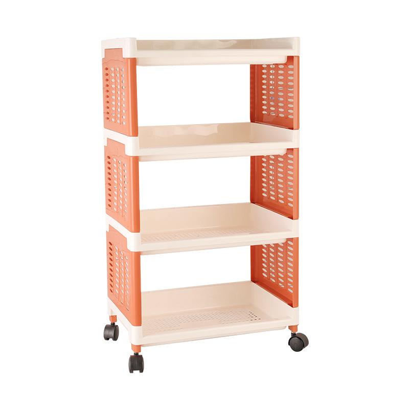 Kitchen storage rack floor barrow-HA01716-Veeddydropshipping