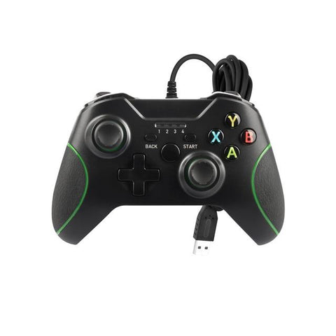 USB Wired Controller PC Gamepad Joystick With Dual Vibration Audio Jack -CE01310-Veeddydropshipping
