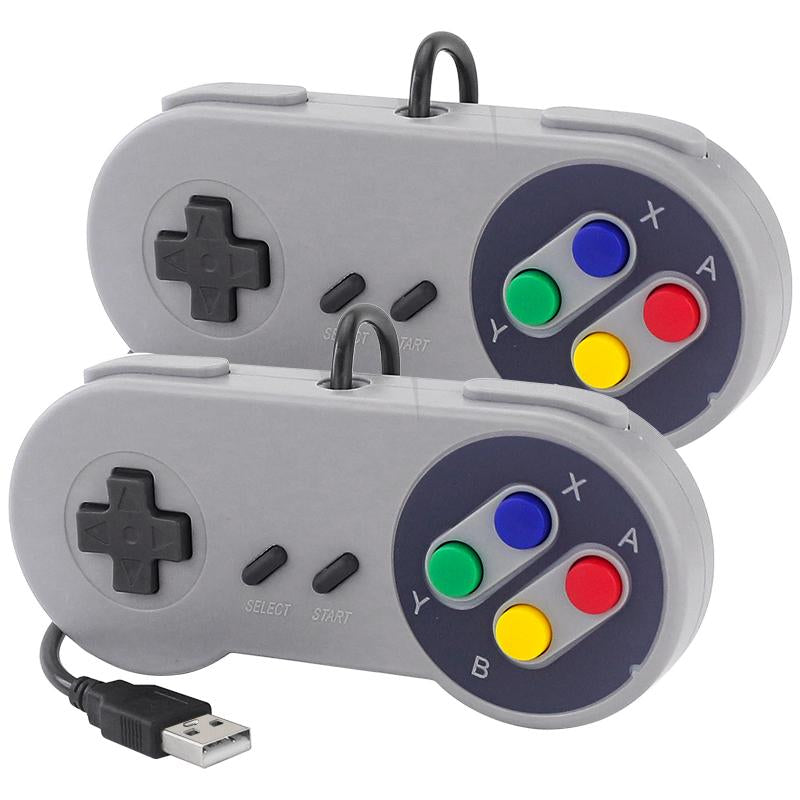 2PCS USB Gamepad Gaming Joystick SNES Game Controller Retro Gamepads -CE01512-Veeddydropshipping