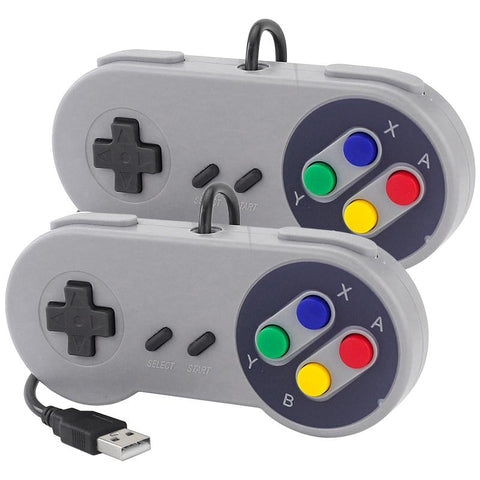 2PCS USB Gamepad Gaming Joystick SNES Game Controller Retro Gamepads -CE01512-Veeddydropshipping