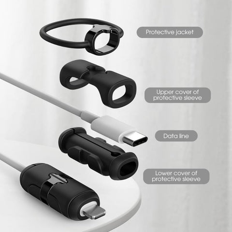 Cable Protector for Android IPhone 14 13 18/20W Charger Head Protector USB-PA00445-Veeddydropshipping