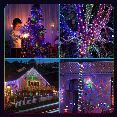 WS2812B LED String Light BT RGB Christmas Lights Party 5m 10m Music APP-TI00908-Veeddydropshipping