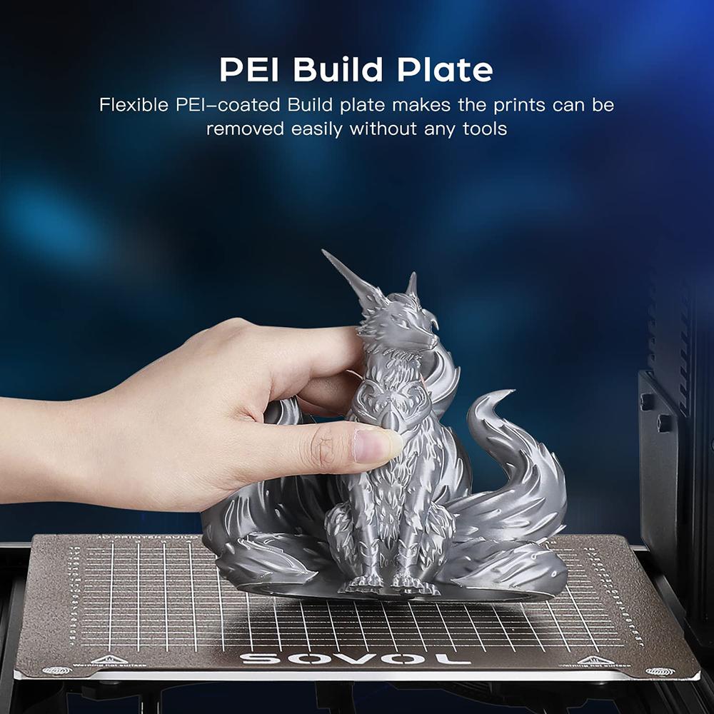 3D printer all metal hot end planetary double gear direct drive 25 point automatic leveling-Veeddydropshipping