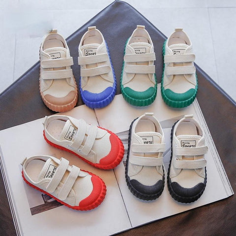 Kids Shoes for Girl 2022 Autumn New Baby Canvas Shoes Girls Casual Soft Bottom-TB00757-Veeddydropshipping