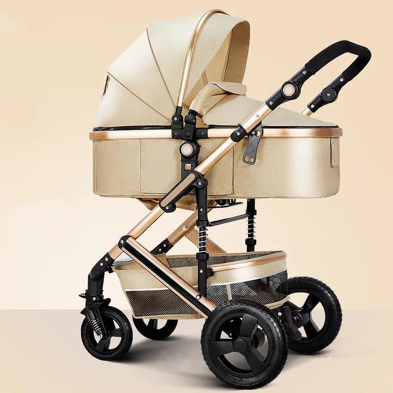 New 2023 Lightweight Luxury Baby Stroller 2 in 1,Portable High Landscape-TB00355-Veeddydropshipping