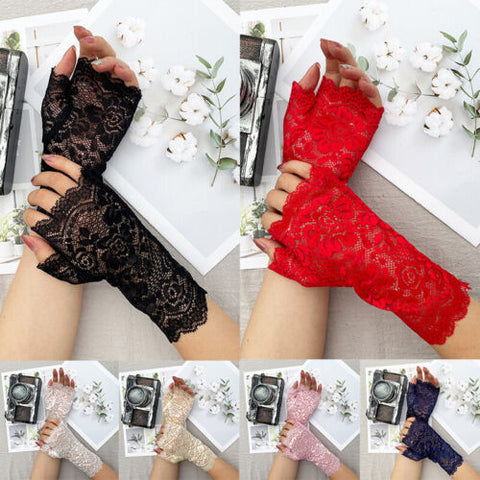 Women Sexy Lace Gloves Ladies-WF01085-Veeddydropshipping