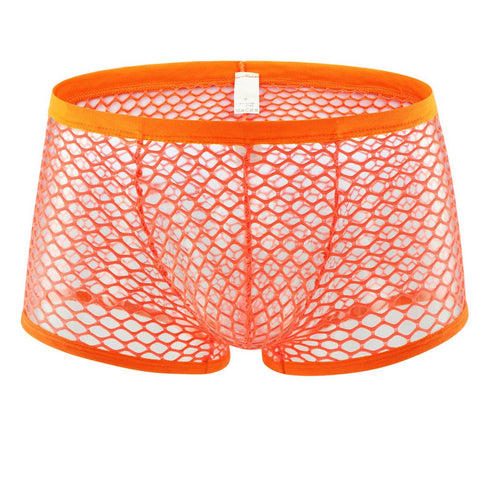 Boxer Shorts Fashion Hollow Out boxer Mens Boxershorts Mesh Sexy-MF01715-Veeddydropshipping