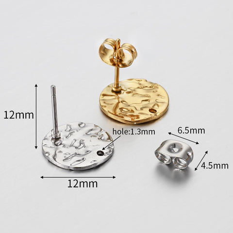 Stainless Steel Ear Studs Earring Earplug for Earrings DIY-JW01610-Veeddydropshipping