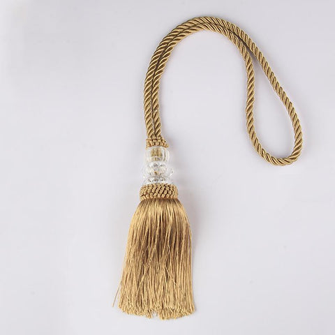 Hanging Ball Tassel Curtain Tieback Simple Big Tassels-HA00084-Veeddydropshipping
