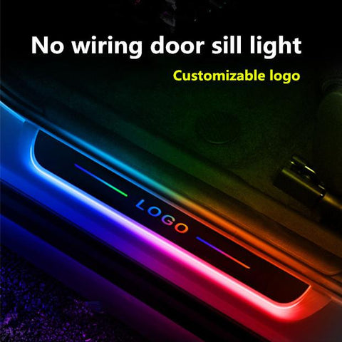 【Customized】Car door sill light logo Projector Laser lamp USB Power-AM00081-Veeddydropshipping