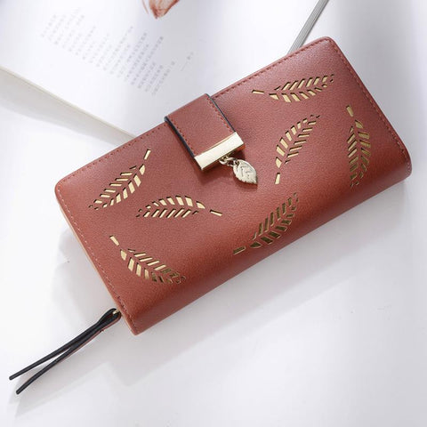 multi-card position creative hollow leaf mobile phone-BS00642-Veeddydropshipping