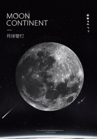 Moon LED Wall Lamp Nordic Light-HA00219-Veeddydropshipping