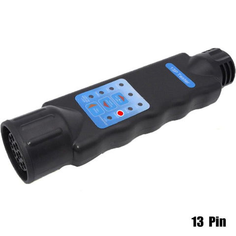 12V 7 13 Pin Trailer Tester Towing Vehicle Light Plug Socket Wiring Test-AM00280-Veeddydropshipping