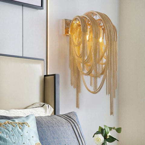 Luxury Chain Wall Lamp Led Mirror Light-TI00473-Veeddydropshipping