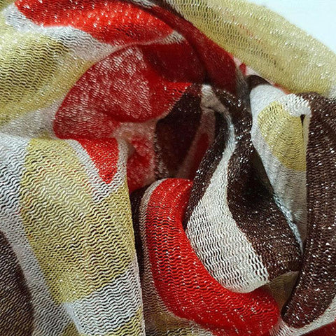 Elegant Chiffon Ruffle Fake Collar Scarf-WF01344-Veeddydropshipping