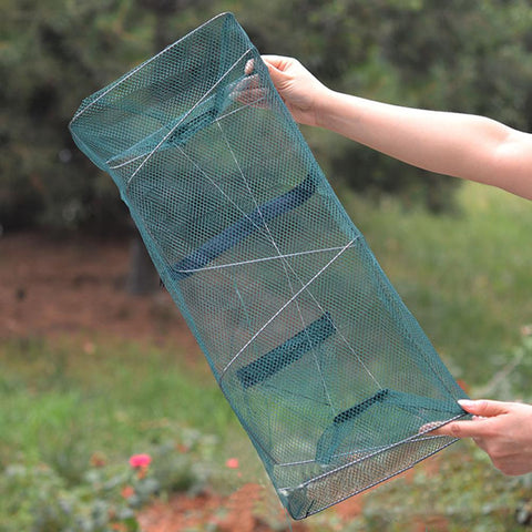 Tackle Folded Fishing Net Trap Portable Zipper Bait for Shrimp Crayfish Crab Baits -OS00420-Veeddydropshipping