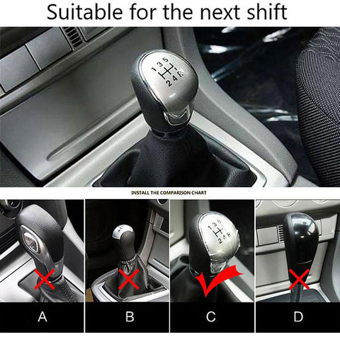 Head Shift Knob Cover Gear Shift Non Slip Grip Handle Case-AM01451-Veeddydropshipping