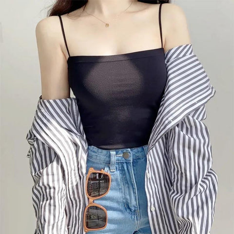Sexy Padded Tank Tops Sleeveless Corset-WF00038-Veeddydropshipping