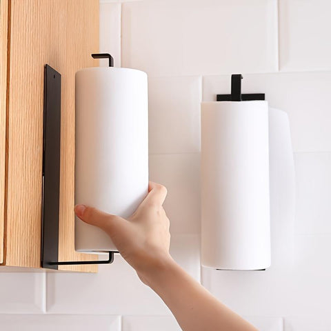 Kitchen carbon steel paper towel rack-HA00905-Veeddydropshipping