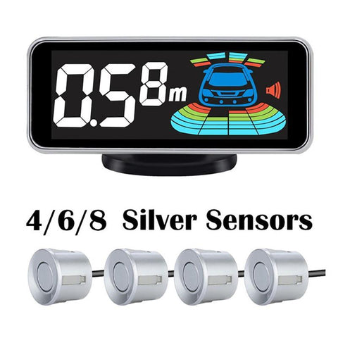 Multiple Radar Parking Sensor Kit Backlight Parktronic LED Display-AM00162-Veeddydropshipping