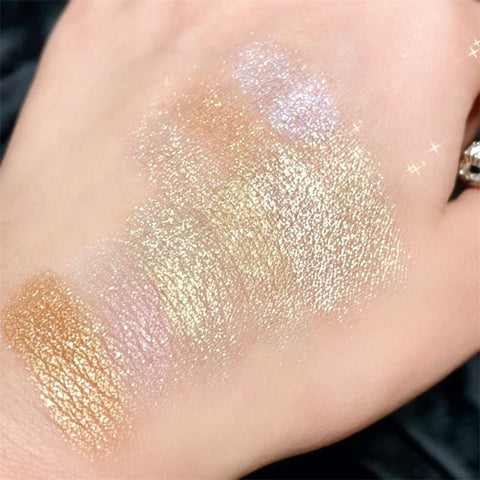 Glitter Highlighter Face Contour Blush Palette Makeup-BH00694-Veeddydropshipping