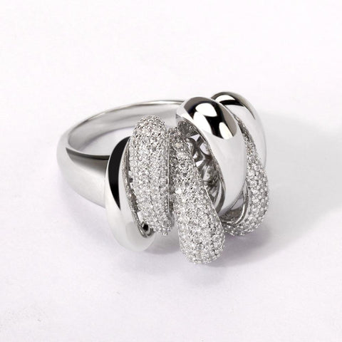 Big Rings With Cubic Zirconia Stones Wedding Engagement Jewelry -JW00393-Veeddydropshipping