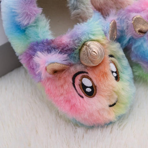 Winter Unicorn Slippers Kids Toddler Girl Flip Flop Baby Boys-TB00111-Veeddydropshipping