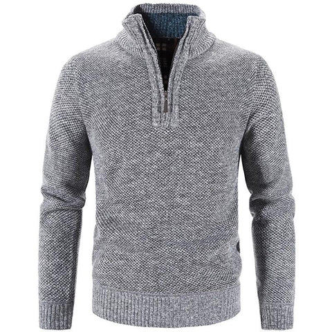 Fleece Thicker Sweater Half Zipper Turtleneck Warm-MF00004-Veeddydropshipping