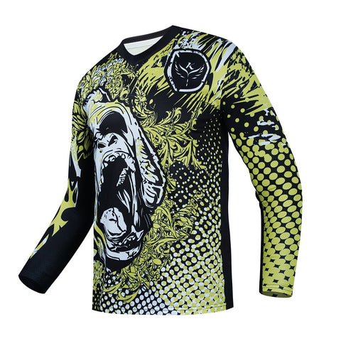 New Men's Downhill Jersey Motocross Clothing MTB Shirts Breathable Road Bike-OS01065-Veeddydropshipping