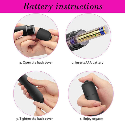 10 Speed Mini Bullet Vibrator For Women Waterproof Clitoris Stimulator Dildo -BH01225-Veeddydropshipping