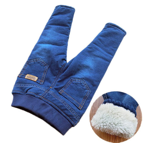 Kids Jeans Time-limited 2019 New Baby Boys Clothing Thicken Winter Warm-TB01260-Veeddydropshipping