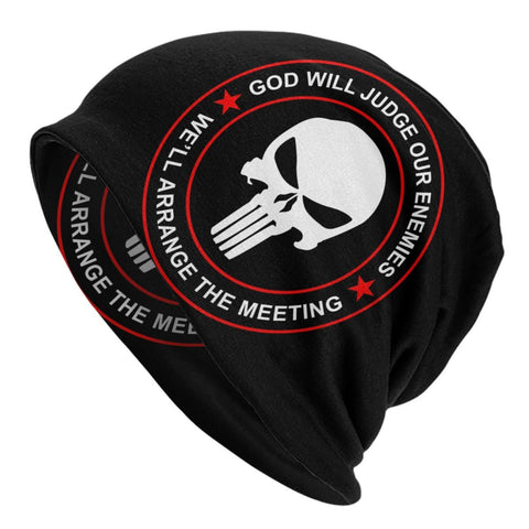 Punishers Bonnet Hat Knitted Hat Men Women-MF00908-Veeddydropshipping