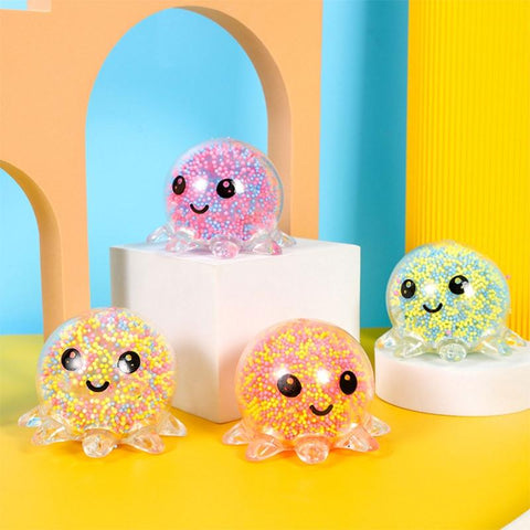 Simulation Stretchy Octopus Toy Grape Ball Decompressing Fidget Novelty-TB01523-Veeddydropshipping