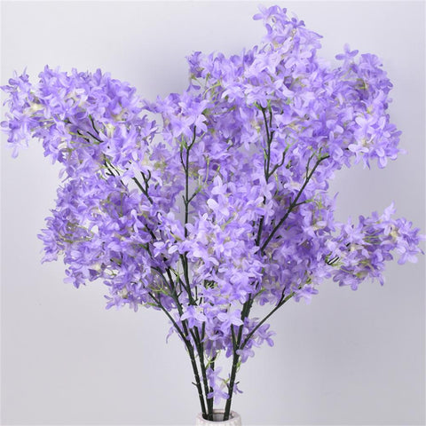 Bouquet Cherry Lilac Flowers Wedding Decor-HA01873-Veeddydropshipping