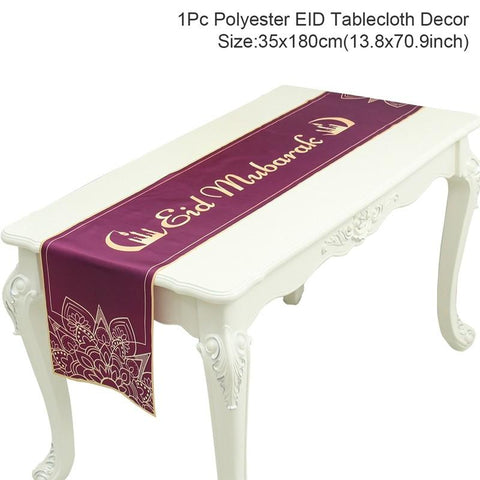 Ramadan Decoration Table Runner EID Mubarak Decor-HA00586-Veeddydropshipping