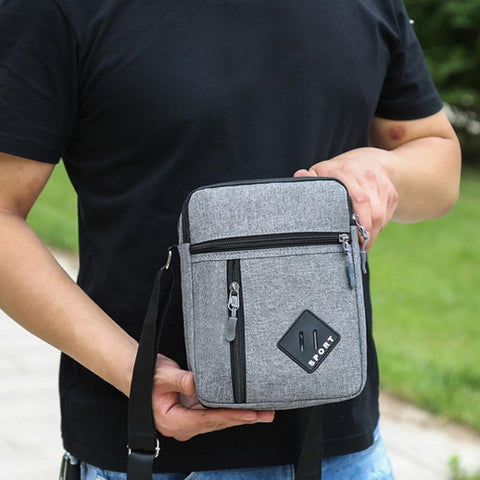 Crossbody Shoulder Bags Men Small Sling Pack For Work Business-BS00364-Veeddydropshipping