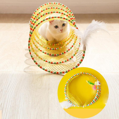 Foldable Cat Tunnel Cat Pets Toys-HA01998-Veeddydropshipping