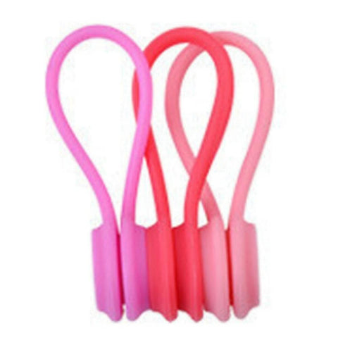 4pcs Cable Organizer Soft Silicone Magnetic Cable Winder Cord Earphone Storage Holder-PA00880-Veeddydropshipping