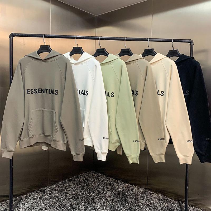 ESSENTIALS Hoodies Men Sweatshirts Reflective Letter Printing Fleece-TB01316-Veeddydropshipping