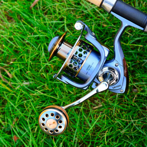 2021 Fishing Reel DR2000-7000 Water Resistance Aluminium Spool Spinning Reel 21KG -OS00320-Veeddydropshipping