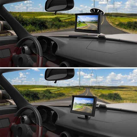 Car Monitor Screen For Parking Rear View Reverse Camera Suction-AM00679-Veeddydropshipping