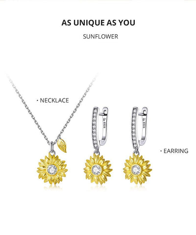Jewelry Set 925 Sterling Silver Gold Color for Women Fashion -JW01330-Veeddydropshipping