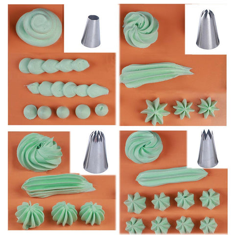 Large Metal Cake Cream Decoration Tips Pastry Tools-HA01195-Veeddydropshipping