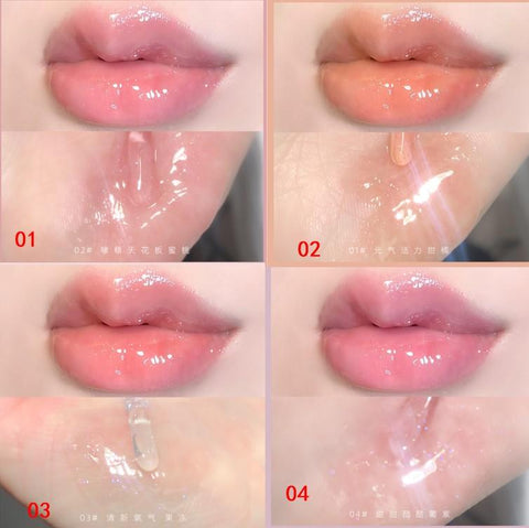 Jelly Lipstick Clear Mirror Water Lip Glosses-BH00672-Veeddydropshipping