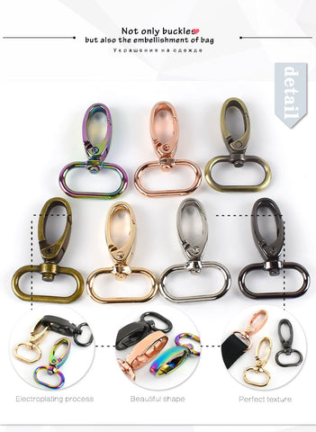 Metal Bags Strap Buckles Lobster Clasp Collar-HA00085-Veeddydropshipping