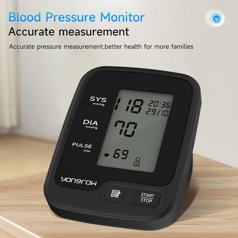 Portable Digital Upper Arm Blood Pressure Monitor-BH00798-Veeddydropshipping