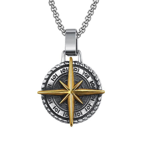 Fashionable Medal Necklace Pendant  Jewelry Trend Jewelry-JW01185-Veeddydropshipping