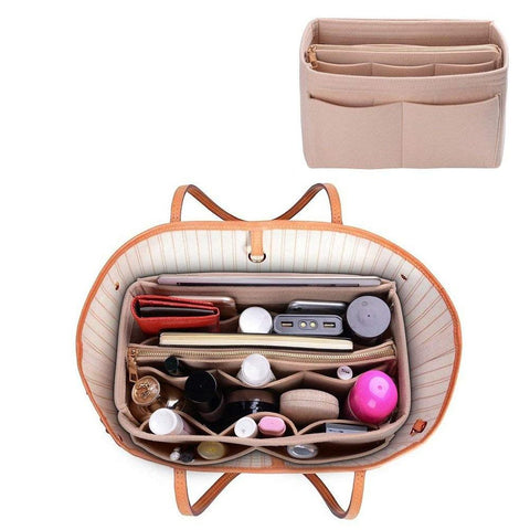 Felt Bag with zipper, Travel Inner Purse, Fit Cosmetic Bags-BS00544-Veeddydropshipping