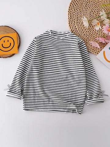 LJMOFA Spring Autumn Clothes for Kids T-Shirts Long Sleeves Girls-TB00963-Veeddydropshipping