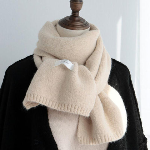 female version knitted wool scarf-WF01240-Veeddydropshipping